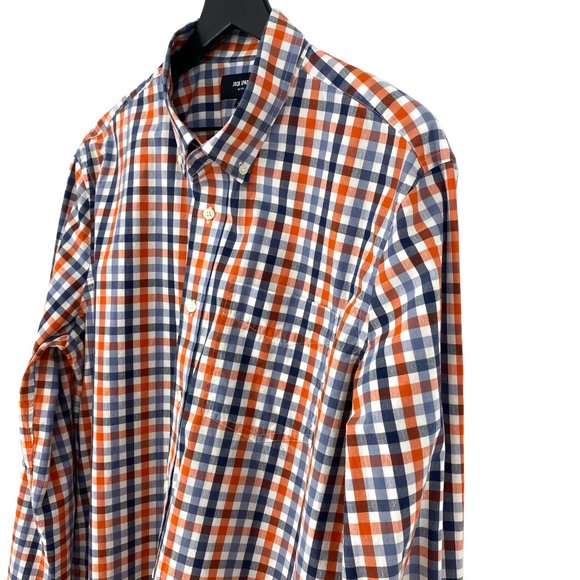JACK SPADE NEW YORK Palmer Gingham Dobby Button Down Long Sleeve Shirt Size XL - Picture 6 of 16